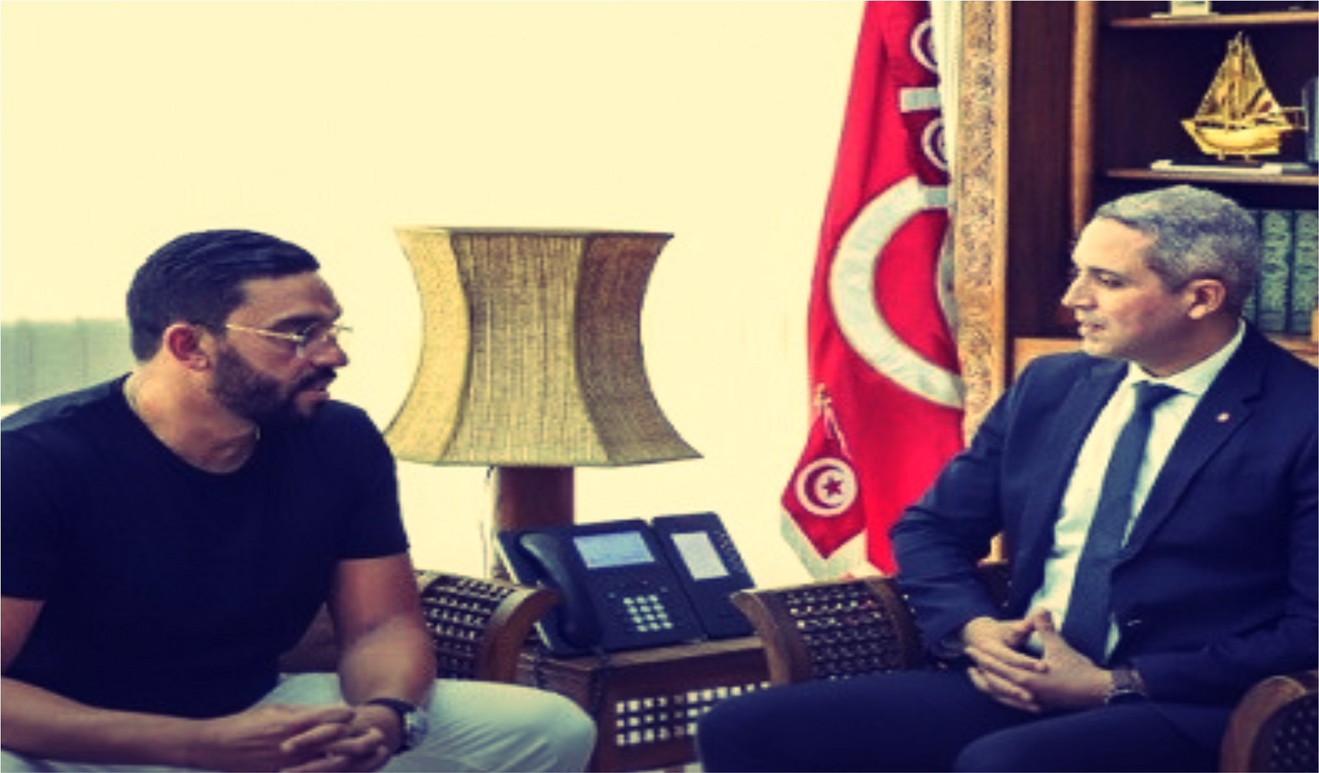 "لقاء بين بلطي ووزير السّياحة بهدف الترويج للسّياحة التونسية"