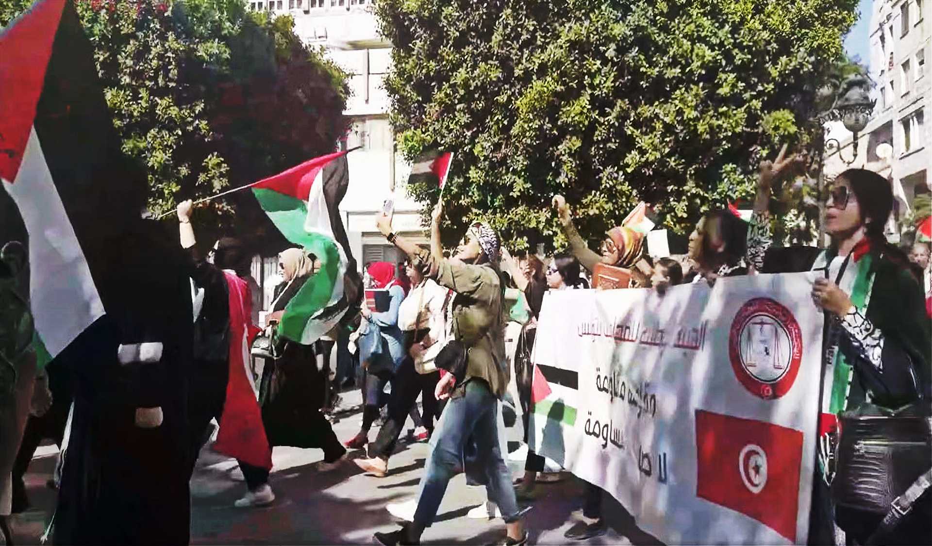ملاحظات حول مظاهرة اليوم المناصرة لأهلنا في غزة